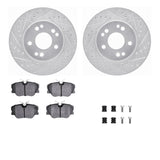 R1 Concepts 84-95 Mercedes-Benz 190E Front Drill/Slot Silver Rotors w/Ceramic Pads by R1 Concepts RNC-WGWH1-63033