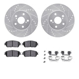 R1 Concepts 04-10 Toyota Camry Front Drilled & Slotted Silver Brake Rotor Set w/Ceramic Pads and Hardware by R1 Concepts RNC-WGWH1-76137