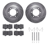R1 Concepts 03-09 Lexus GX470 Front Drilled & Slotted Silver Brake Rotor Set w/Ceramic Pads and Hardware by R1 Concepts RNC-WGWH1-76146