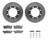 R1 Concepts 71-88 Chevrolet K20 Suburban Front Drill/Slot Silver Rotors w/Super Duty Pads by R1 Concepts RNC-WGXH1-48163