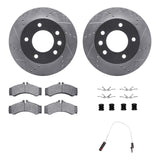 R1 Concepts 03-06 Dodge Sprinter 2500 Front Drilled & Slotted Silver Brake Rotor Set w/Super Duty Pads by R1 Concepts RNC-WGXS1-40009