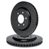 R1 Concepts 86-95 Toyota 4Runner Front Drilled & Slotted Black Brake Rotor Set