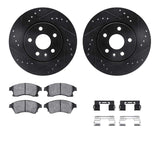 R1 Concepts 11-17 Chevrolet Sonic Front Drill/Slot Black Rotors w/Optimum Pads by R1 Concepts RNC-WHUH1-47024
