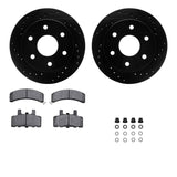 R1 Concepts 88-00 Cadillac Escalade Front Drill/Slot Black Rotors w/Optimum Pads by R1 Concepts RNC-WHUH1-48019
