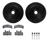 R1 Concepts 90-94 Chevrolet C1500 Front Drill/Slot Black Rotors w/Optimum Pads by R1 Concepts RNC-WHUH1-48020
