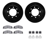 R1 Concepts 09-18 Dodge Ram 4000 Front Drill/Slot Black Rotors w/Off-Road/Tow Pads by R1 Concepts RNC-WHVH1-40021