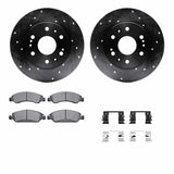 R1 Concepts 05-20 Cadillac Escalade ESV Front Drill/Slot Black Rotors w/Off-Road/Tow Pads by R1 Concepts RNC-WHVH1-48036