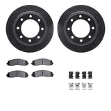 R1 Concepts 11-22 Ford F-250 Super Duty Rear Drill/Slot Black Rotors w/Off-Road/Tow Pads by R1 Concepts RNC-WHVH1-54102