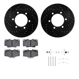 R1 Concepts 95-04 Toyota 4Runner Front Drill/Slot Black Rotors w/Off-Road/Tow Pads by R1 Concepts RNC-WHVH1-76011