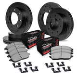 R1 Concepts 09-18 Dodge Ram 4000 Front & Rear Drill/Slot Black Rotors w/Off-Road/Tow Pads by R1 Concepts RNC-WHVH2-40007
