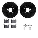 R1 Concepts 12-21 BMW 330i Front Drilled & Slotted Black Brake Rotor Set w/Ceramic Pads and Hardware by R1 Concepts RNC-WHWH1-31112