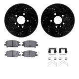 R1 Concepts 16-20 Buick Regal Sportback Front Drill/Slot Black Rotors w/Ceramic Pads by R1 Concepts RNC-WHWH1-45033