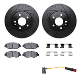 R1 Concepts 16-23 Mercedes-Benz Metris Front Drilled & Slotted Black Brake Rotor Set w/Super Duty Pads by R1 Concepts RNC-WHXS1-63216