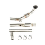 CTS Turbo Downpipe (With High-Flow Cat) - VW / 1.8T / 2.0T TSI / EA888.3 by CTS Turbo CTS-EXH-DP-0013-CAT