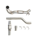 CTS Turbo MQB AWD Exhaust Downpipe (With High Flow Cat) - VW/Audi / MK7 / MK7.5 / Golf / R / A3 / S3 / TT / TT-S by CTS Turbo CTS-EXH-DP-0015-CAT
