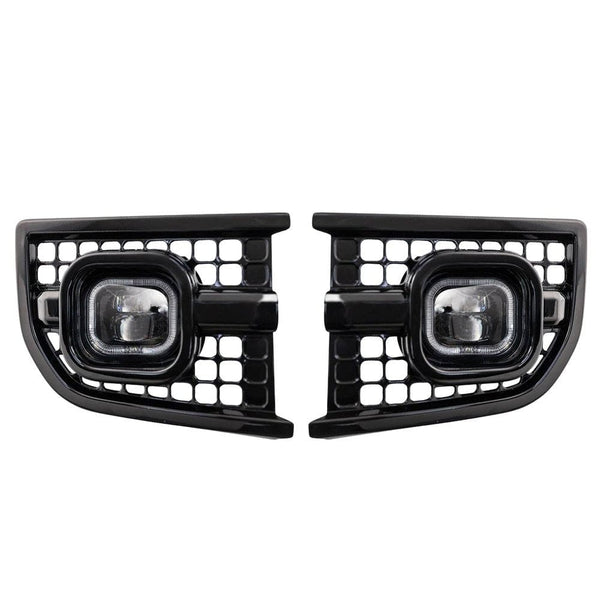 Range Rover Drls Urban Automotive Front Bumper Intakes with Powercube LED DRLs (Gloss ...