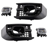 Urban Automotive Front Bumper Intakes with Powercube LED DRLs (Gloss Black) - Land Rover / 90 / 110 / 130 / Defender by Urban Automotive U050-1023