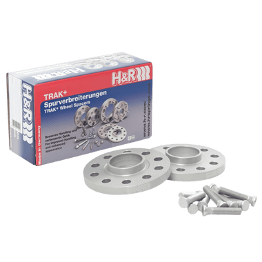 H&RTrak+ 20mm DRS Wheel Adapters (Black) 5x114.3 cb66.2 12x1.25 Thread by H&R Spacers HRS4065662SW
