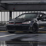 Zaero Design VW Golf GTI Mk7 EVO-1 Gloss Black Front Splitter by Zaero Design ZA-GOLF-7-GTI-FS