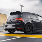 Zaero Design VW Golf GTI Mk7 EVO-1 Gloss Black Rear Diffuser by Zaero Design ZA-GOLF-7-GTI-DF