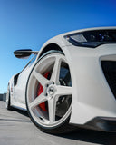 Variant Wheels Sena 19" Custom Drill Gloss White by Variant Wheels