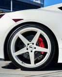 Variant Wheels Sena 19" Custom Drill Gloss White by Variant Wheels
