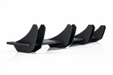 Flow Designs S3 8V Sedan Facelift Flow-Lock Rear Diffuser - Gloss Black (SCRATCH AND DENT) by Flow Designs GLS38VFLSVALDF-SND