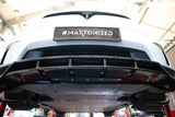 FRONT SPLITTER V.3 TESLA MODEL X MK1 FACELIFT by TESLA TE-MODELX-1F-FD3G+FD3RG