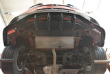 Maxton Design Central Rear Splitter (With Vertical Bars) Alfa Romeo Tonale Mk1 by Maxton Design AL-TO-1-RD1G+RD2G