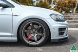 Flow Designs Mk7 Golf R Chassis Mounted Front Lip Splitter V3 by Flow Designs GLMK7RUSF-FW