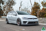 Flow Designs Mk7 Golf R Chassis Mounted Front Lip Splitter V3 by Flow Designs GLMK7RUSF-FW-FEX