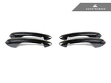 AutoTecknic Dry Carbon Door Handle Trim Set - F95 X5M | F96 X6M by AutoTecknic ATK-BM-0009-4D-4