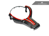 AutoTecknic Painted Steering Wheel Trim - F87 M2 | F80 M3 | F82/ F83 M4 | F10 M5 LCI | F06/ F12/ F13 M6 by AutoTecknic ATK-BM-0183-P-6