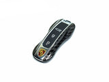 AutoTecknic Dry Carbon Key Remote Trim - Porsche Taycan | Panamera 17-Up | Cayenne 18-Up (G2) by AutoTecknic ATK-PR-0009-9