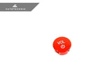 AutoTecknic Bright Red Audio Volume Button - F97 X3M | F98 X4M LCI by AutoTecknic ATK-BM-0041-SR-27