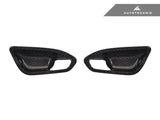 AutoTecknic Dry Carbon Interior Door Handle Trim Set - F87 M2 | F22 2-Series | F20 1-Series by AutoTecknic BM-0356-WA-M