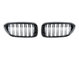 AutoTecknic Dual-Slats Gloss Black Front Grille Set - G30 5-Series by AutoTecknic ATK-BM-0250-DS-GB