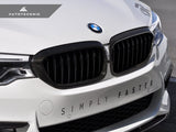 AutoTecknic Dry Carbon Fiber Front Grille Covers - G30 5-Series by AutoTecknic ATK-BM-0252