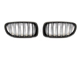 AutoTecknic Dual-Slats Carbon Fiber Front Grille Set - F10 5-Series | M5 by AutoTecknic ATK-BM-0067-DS-CF