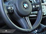 AutoTecknic Carbon Steering Wheel Trim - F87 M2 | F80 M3 | F82/ F83 M4 | F10 M5 LCI | F06/ F12/ F13 M6 by AutoTecknic ATK-BM-0183-2