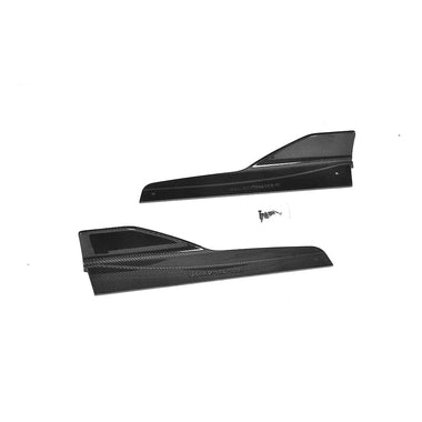 Velt Sport Carbon Fiber Side Skirts (Side Skirt Fins) - BMW F8x M3 / M4 by Velt Sport VELT-EXT-0341