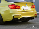 AutoTecknic Carbon Fiber Rear Bumper Trim - F80 M3 | F82/ F83 M4 by AutoTecknic ATK-BM-0091-2
