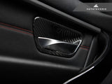 AutoTecknic Dry Carbon Interior Door Handle Trim Set - BMW F-Chassis by AutoTecknic ATK-BM-0360-4