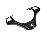 AutoTecknic Carbon Fiber Steering Wheel Trim - E90 3-Series Sedan | E92 3-Series Coupe | E82 1-Series by AutoTecknic ATK-BM-0188