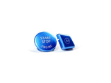 AutoTecknic Royal Blue M Button - E60 M5 | E63/ E64 M6 by AutoTecknic ATK-BM-0121-BU-2