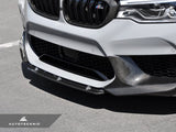 AutoTecknic Dry Carbon Fiber Center Front Lip - F90 M5 | F90 M5 Competition Pre-LCI by AutoTecknic ATK-BM-0020-6