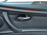 AutoTecknic Dry Carbon Interior Door Handle Trims - E92 3-Series & M3 | E93 3-Series & M3 by AutoTecknic ATK-BM-0359-2