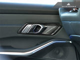 AutoTecknic Dry Carbon Interior Door Handle Trim Set - G80 M3 by AutoTecknic ATK-BM-0357-G80-2