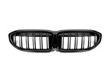 AutoTecknic Dual-Slats Gloss Black Front Grille - G20 3-Series by AutoTecknic ATK-BM-0615-DS-GB