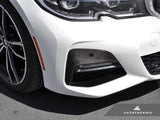 AutoTecknic Dry Carbon Front Bumper Trim - G20 330I M-Sport Pre-LCI by AutoTecknic ATK-BM-0217